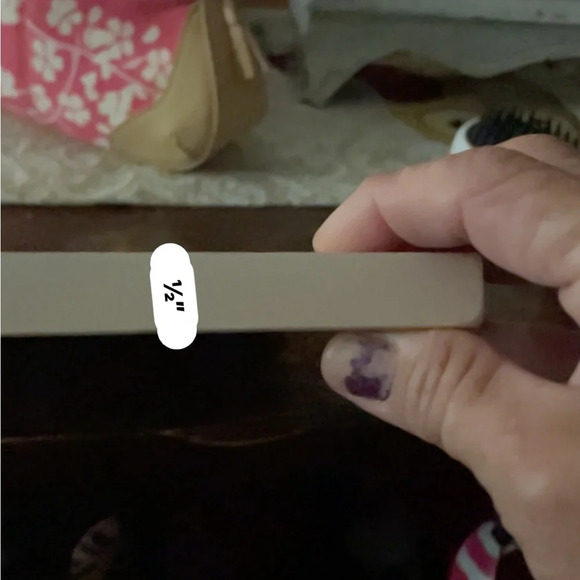 Decorative Bathroom Sign with Black Text - Picture 5 of 5